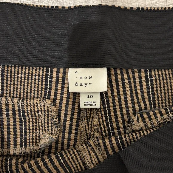 a new day Brown and Black Striped Skinny pants - Picture 2 of 7